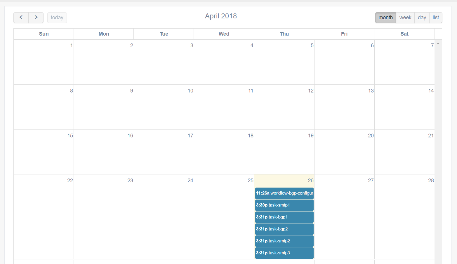 Calendar